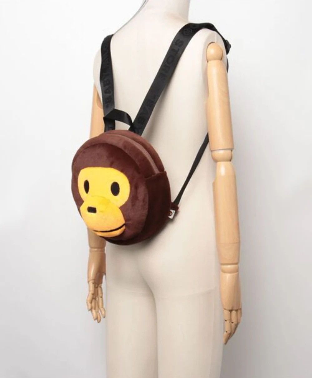 image of Bape Baby Milo Backpack in Brown, Men's