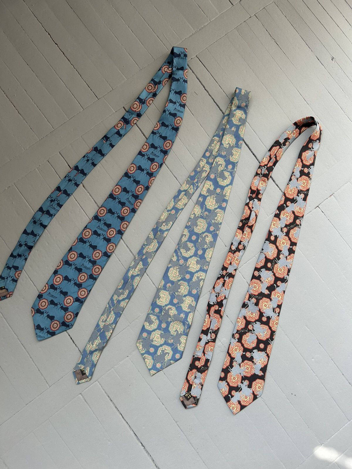 Other Picasso silk tie 3 pieces Size ONE SIZE - 2 Thumbnail