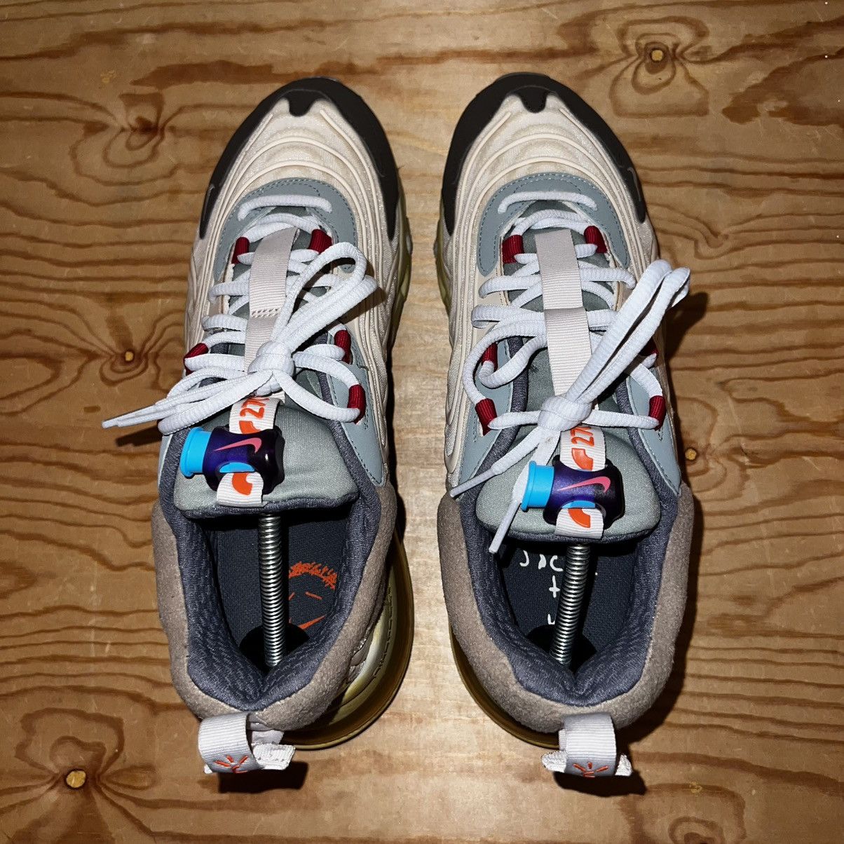 Nike × Travis Scott NIKE TRAVIS SCOTT AIR MAX 270 REACT ENG CACTUS TRAILS SHOES Size US 11.5 / EU 44-45 - 6 Thumbnail