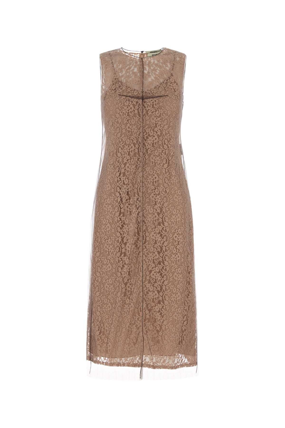 Biscuit Lace Dress
