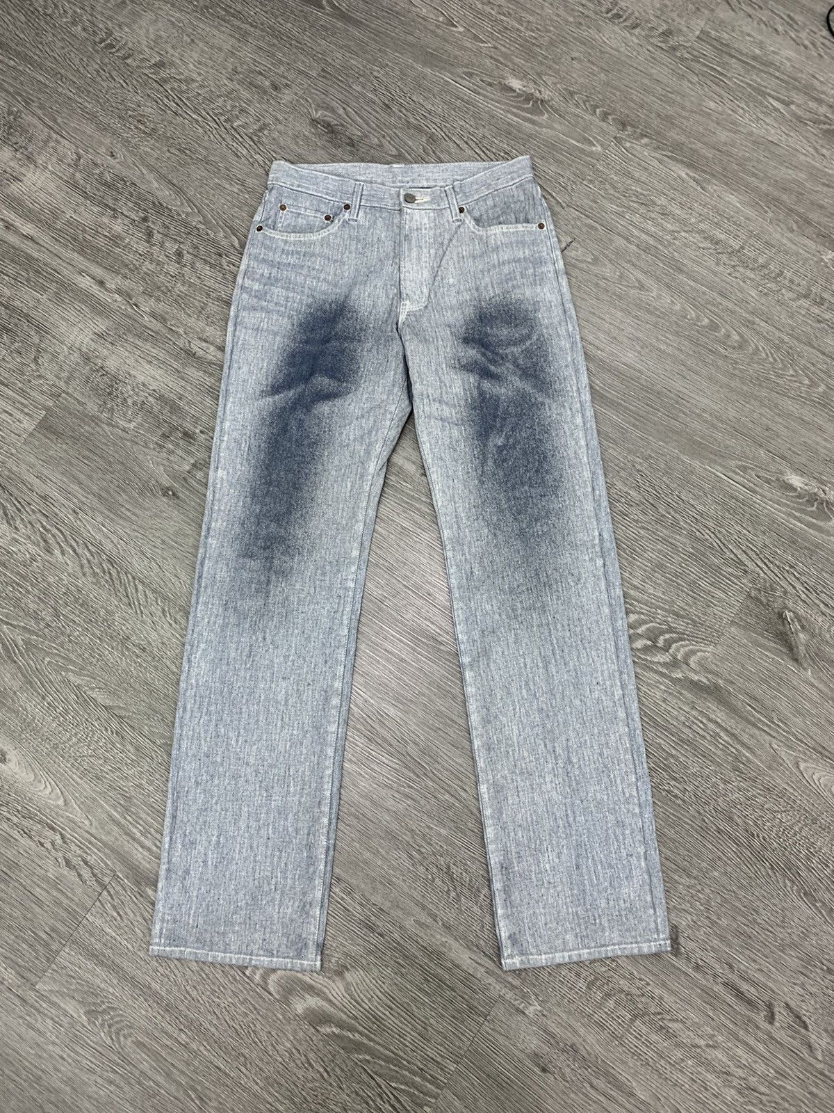 Japanese Brand 🇯🇵Japanese Brand Blue Way Denim Pant🇯🇵 Size US 29 - 1 Thumbnail