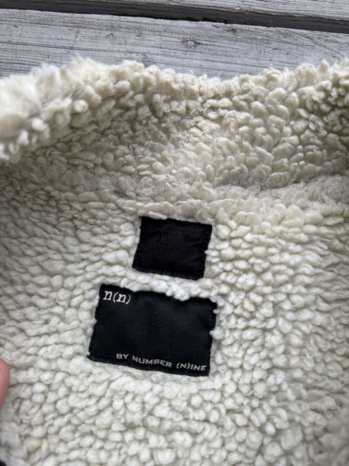 Lee × Number (N)ine number nine lee 91 B black corduroy shearling jacket size L Size US L / EU 52-54 / 3 - 4 Thumbnail