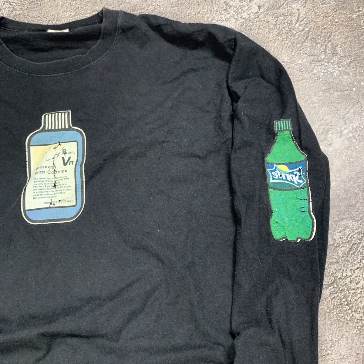 Vintage Vintage Y2K Sprite Lean Graphic Crewneck Streetwear Boxy XL Size US XL / EU 56 / 4 - 4 Thumbnail