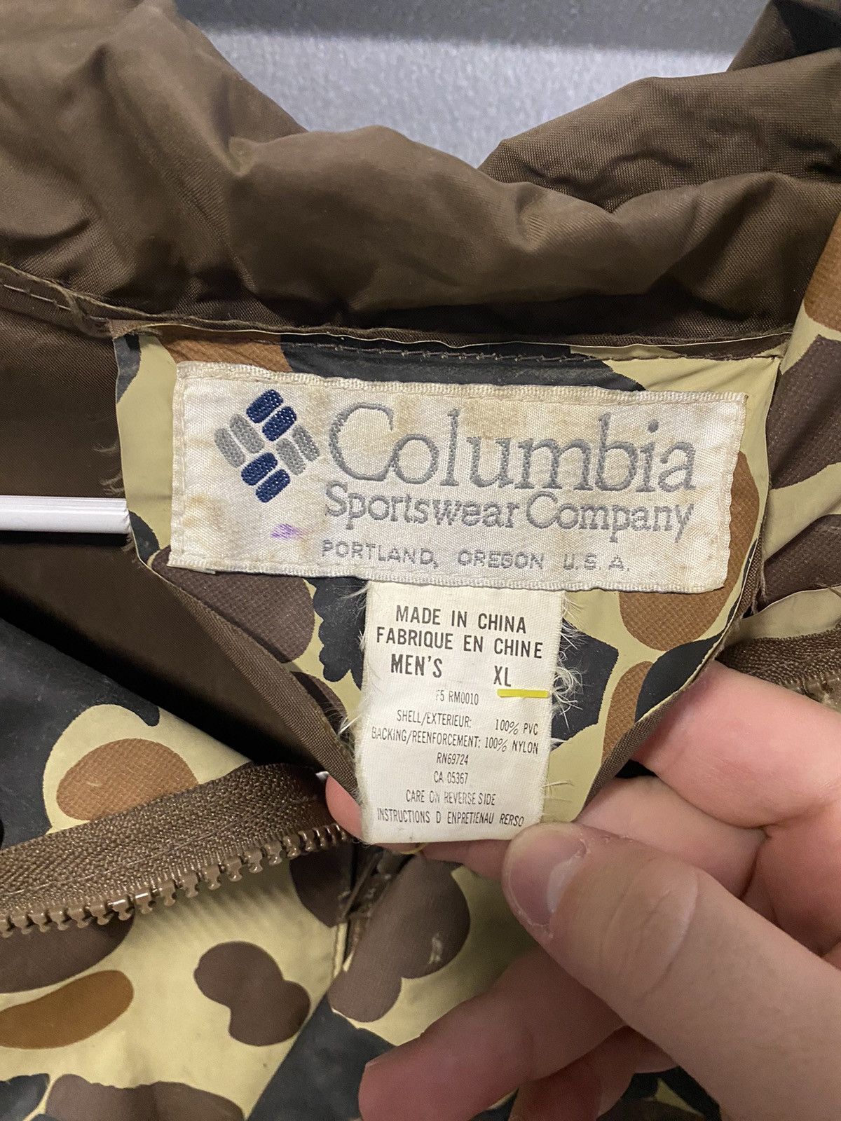 Columbia × Vintage 1990’s Columbia Camo Jacket Size US XL / EU 56 / 4 - 3 Thumbnail