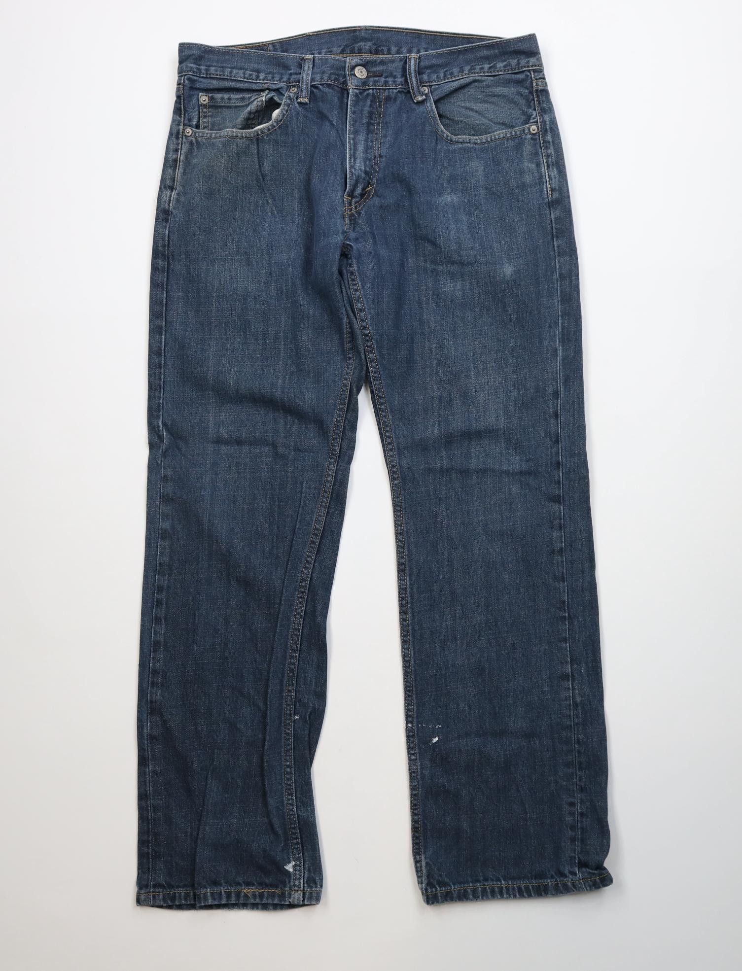 Levi's Vintage Y2K Levis 559 Relaxed Straight Wide Leg Jeans Blue Size US 33 - 1 Thumbnail