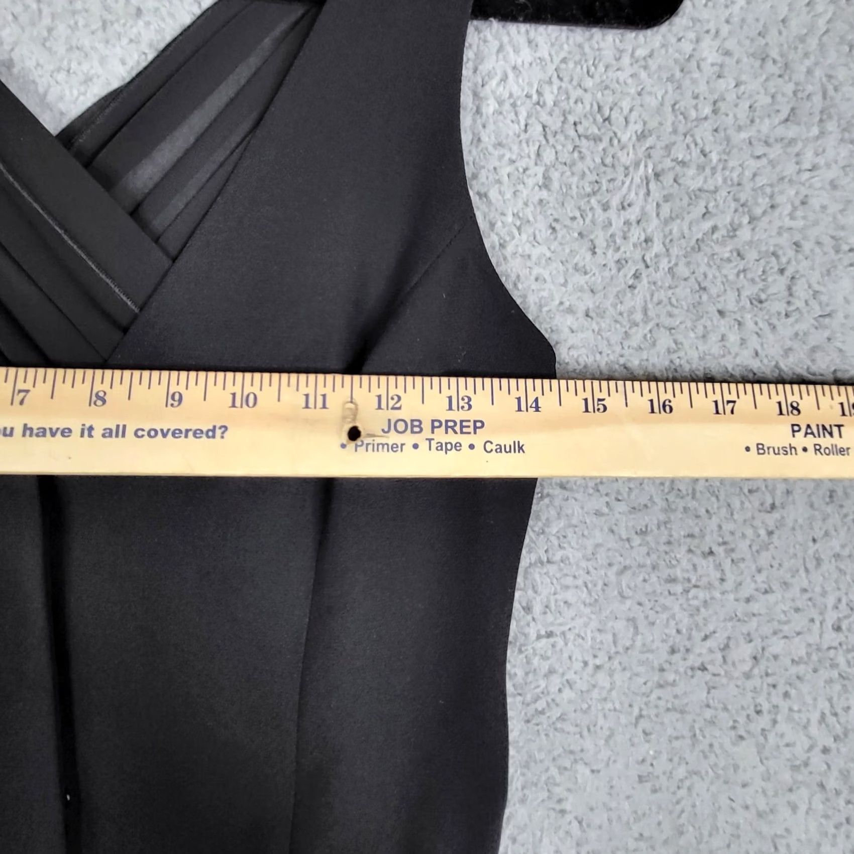 Sam Edelman Sam Edelman Women’s black V-neck Tie Waist Sleeveless Jumpsuit XS Size 26" / US 2 / IT 38 - 6 Thumbnail
