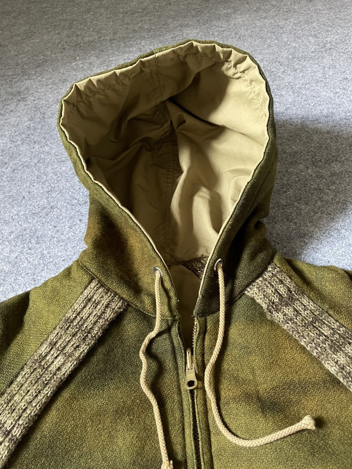 Needles Vintage Needles Reversible Wool/Nylon Zip Hoodie Jacket Size US XS / EU 42 / 0 - 6 Thumbnail