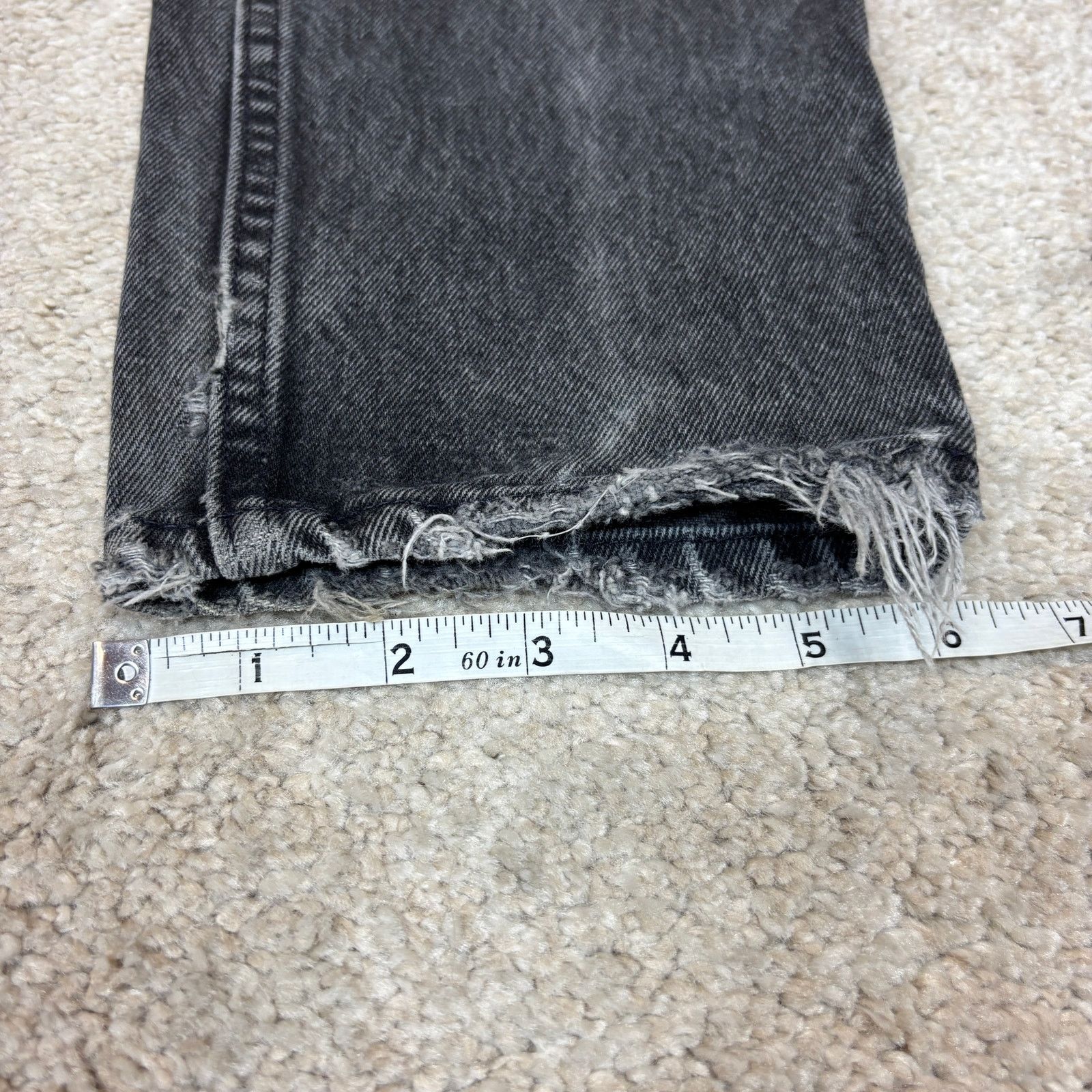 Levi's × Vintage Vintage 90s Levi's 550 Relaxed Fit Tapered Black Jeans 31x32 Size US 31 - 10 Thumbnail