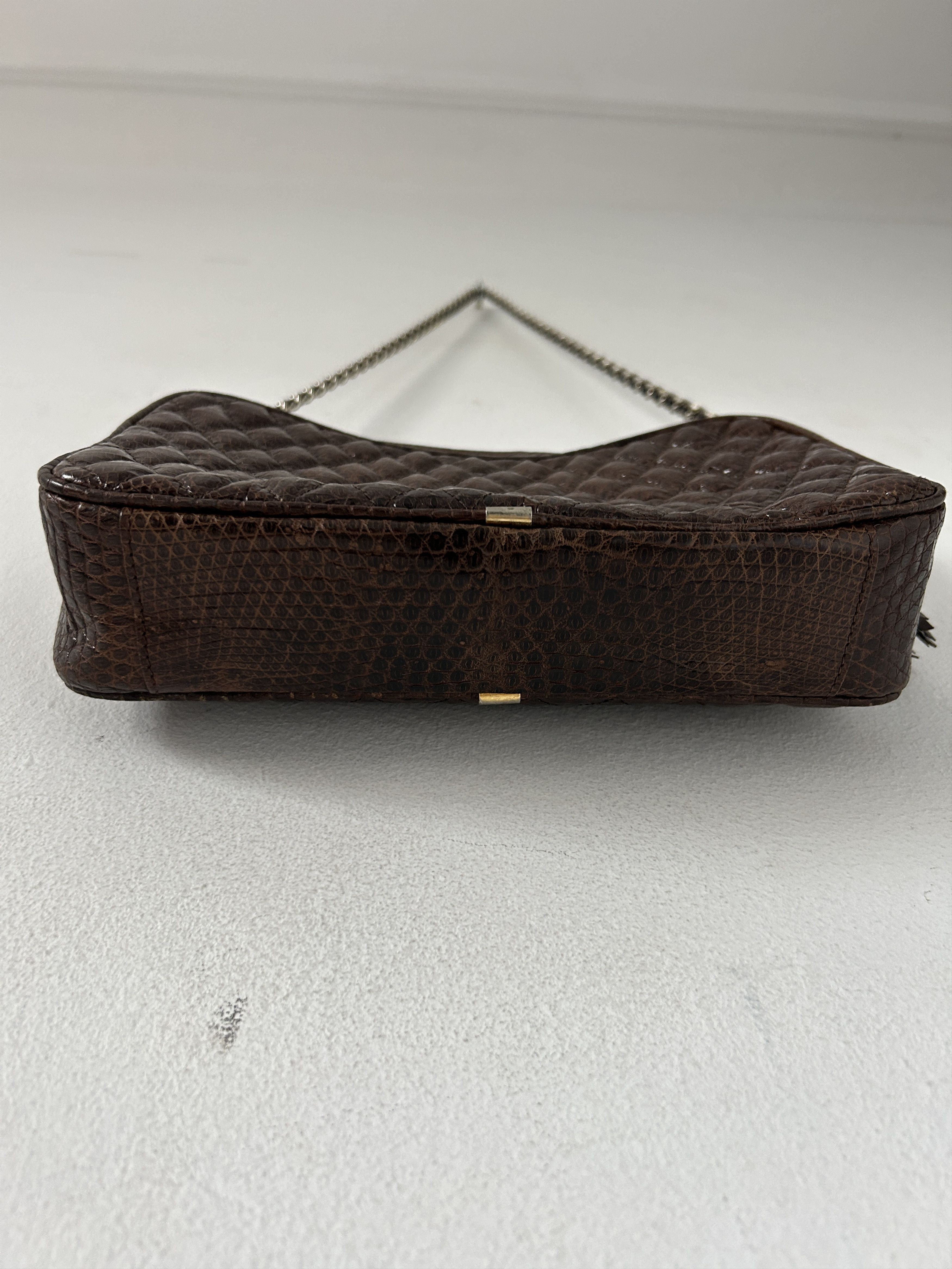 Vintage Vintage 70s Snake Leather Crossbody Bag Size ONE SIZE - 4 Thumbnail