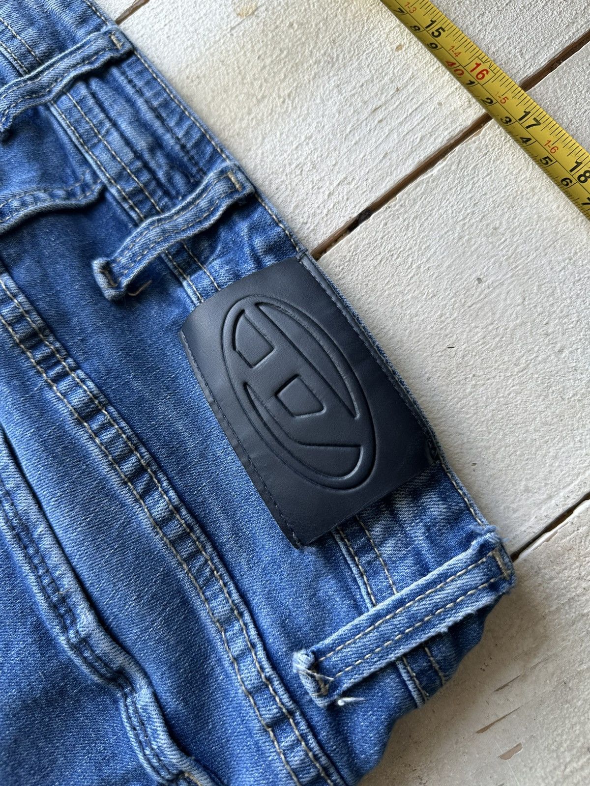 Diesel 🚨Diesel Vintage Distressed slim fit Jeans Y2K skinny Size US 33 - 10 Thumbnail