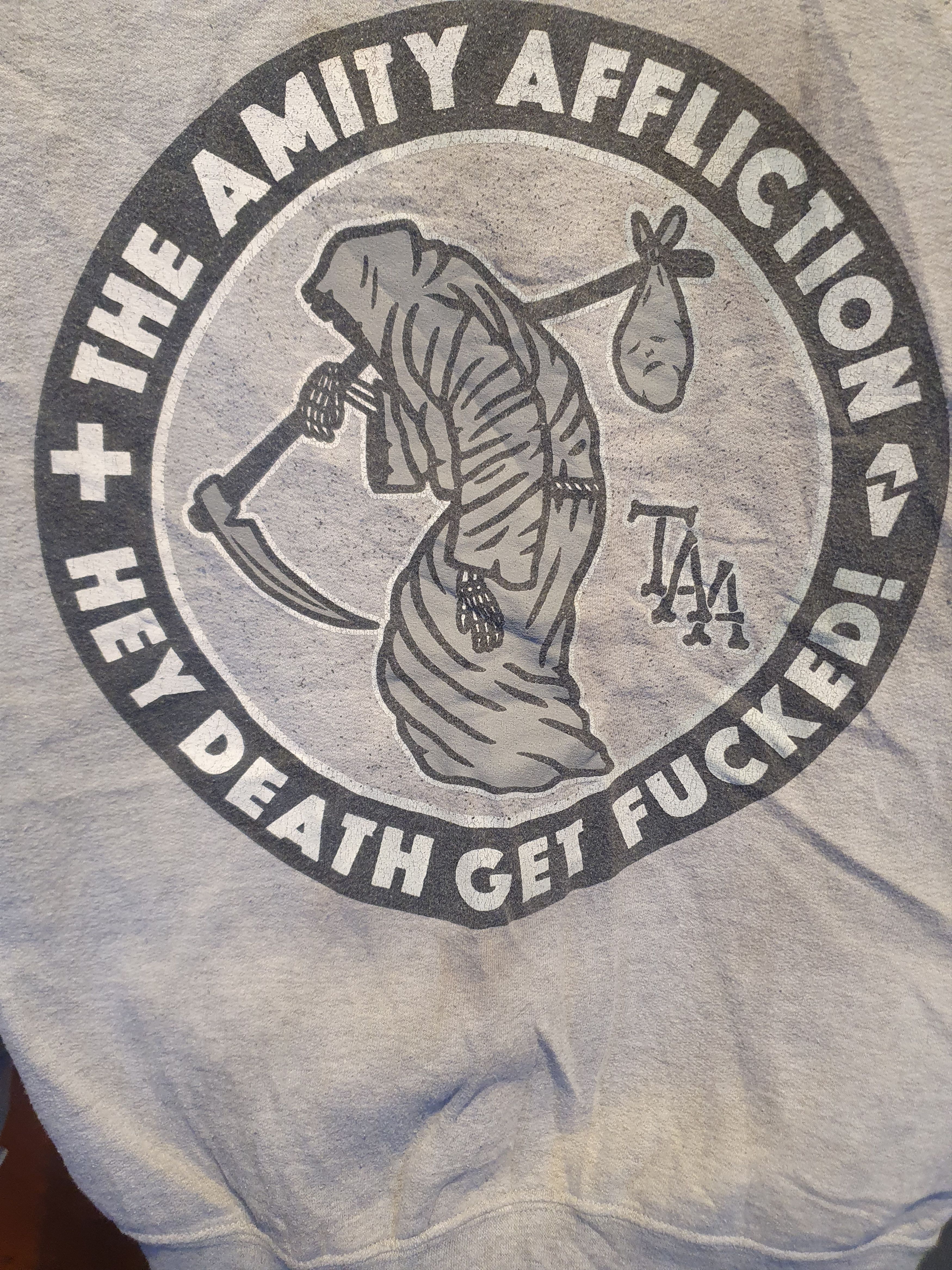 Band Tees The Amity Affliction Hey Death Get F'd Sweatshirt Band sz M Size US M / EU 48-50 / 2 - 6 Thumbnail