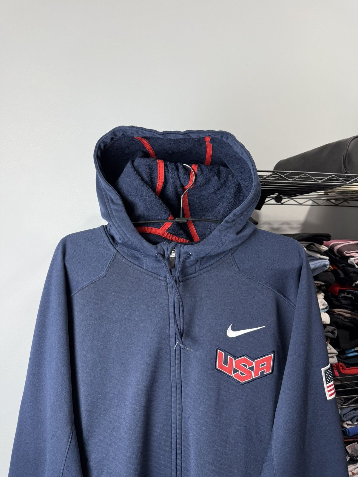 Nike Nike USA United States Of America National Team Hoodie Size US XL / EU 56 / 4 - 2 Thumbnail