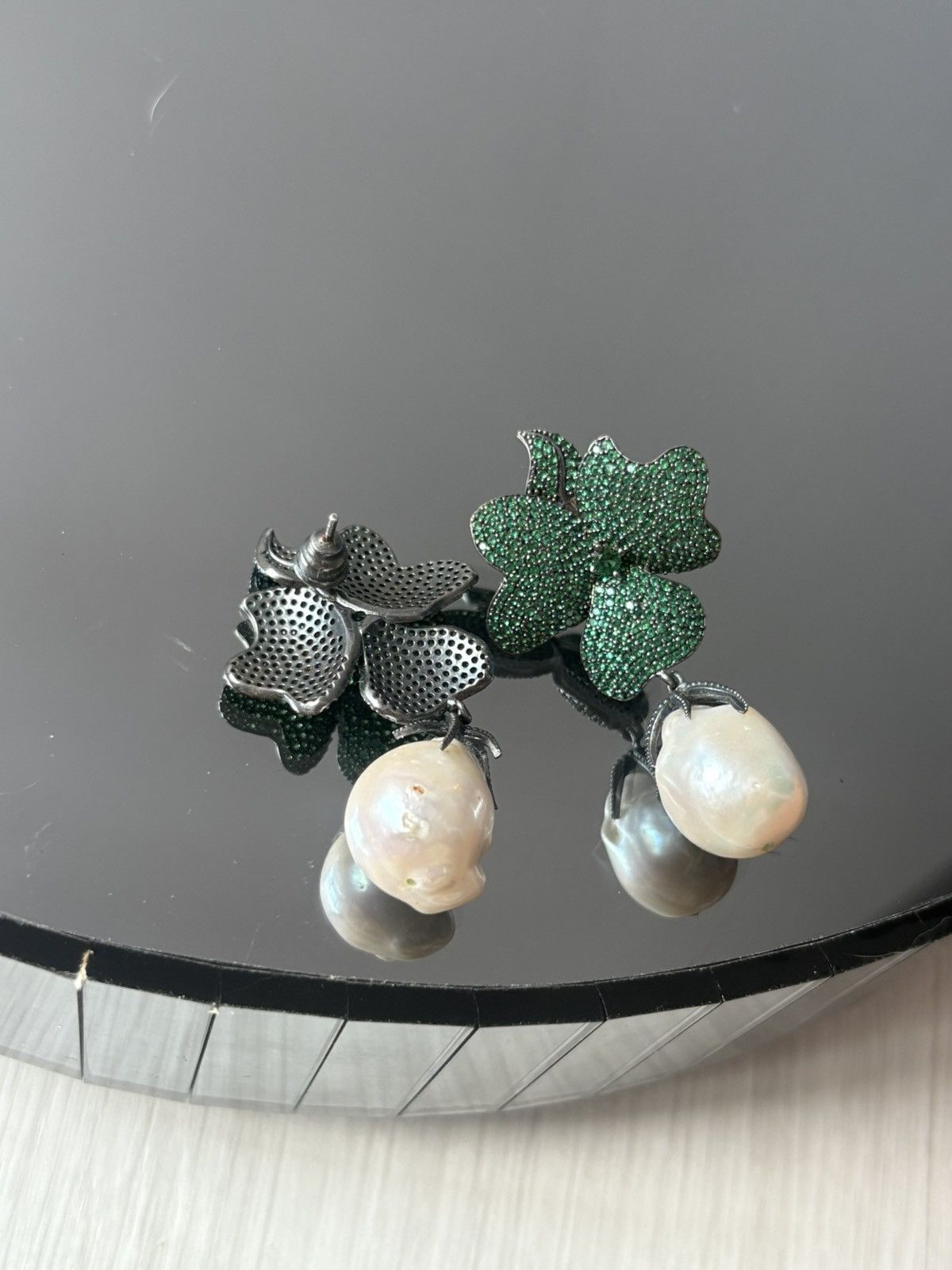 Vintage Italian silver earrings Size ONE SIZE - 13 Thumbnail