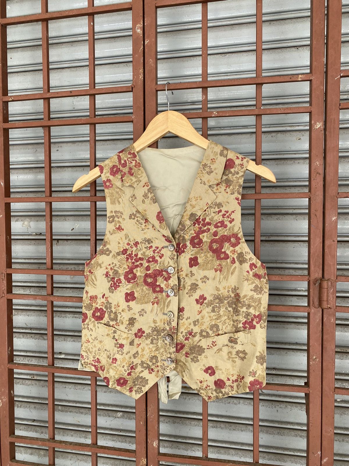 Vintage Margaret Howell Floral Waistcoat Vest