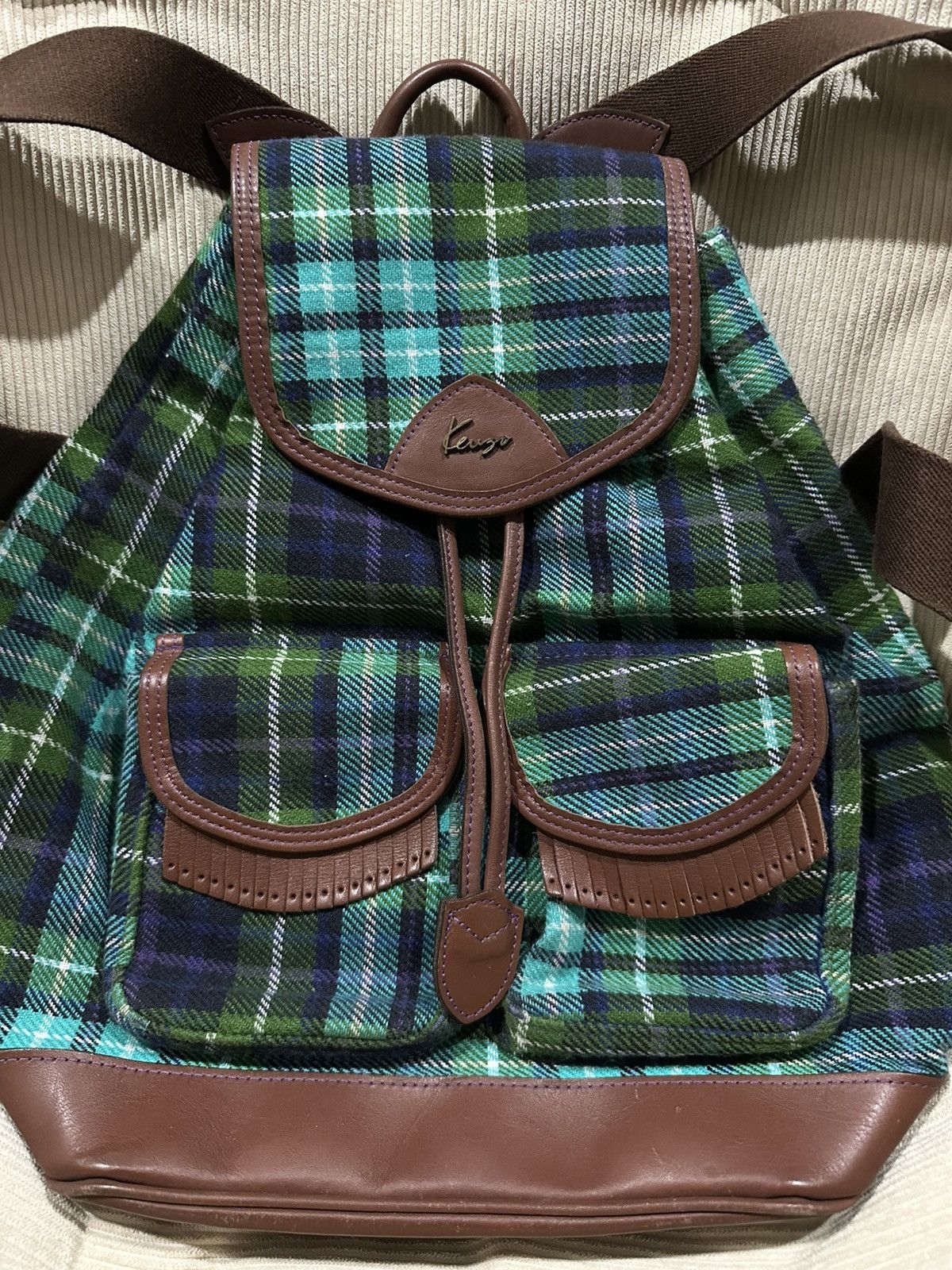 Kenzo Vintage Kenzo Mini Backpack Size ONE SIZE - 2 Thumbnail