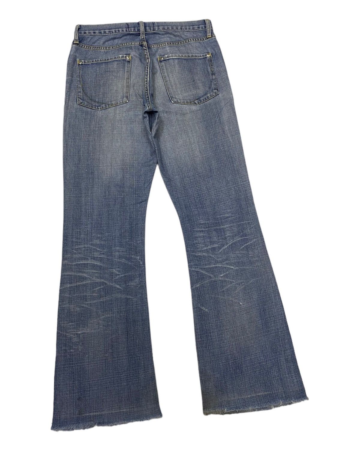 If Six Was Nine 🔥PAPER DENIM & CLOTH FLARE JEANS DISTRESS DENIM BOOTCUT Size US 31 - 5 Thumbnail