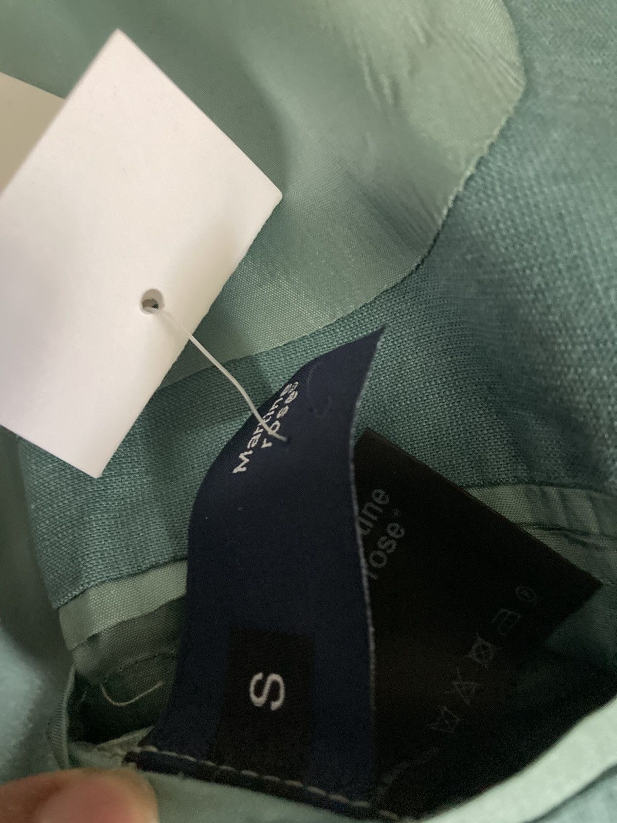 Martine Rose New SS24 Martine Rose Sun Bleached Teal Blazer Jacket 2024 Size 46R - 7 Thumbnail