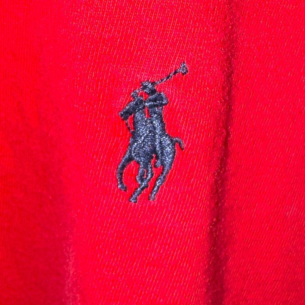 Polo Ralph Lauren 90s Polo Ralph Lauren Ralph Red Cotton S/S T-Shirt Sz XL Size US XL / EU 56 / 4 - 3 Thumbnail