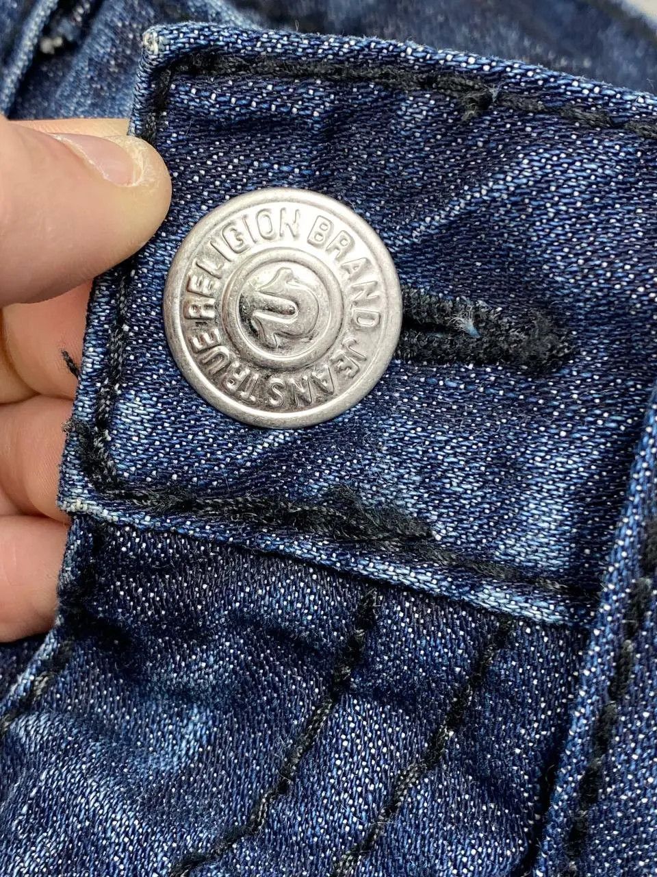 True Religion Vintage True Religion Rainbow Bobby Denim Baggy Jeans Y2K Size US 34 / EU 50 - 5 Thumbnail