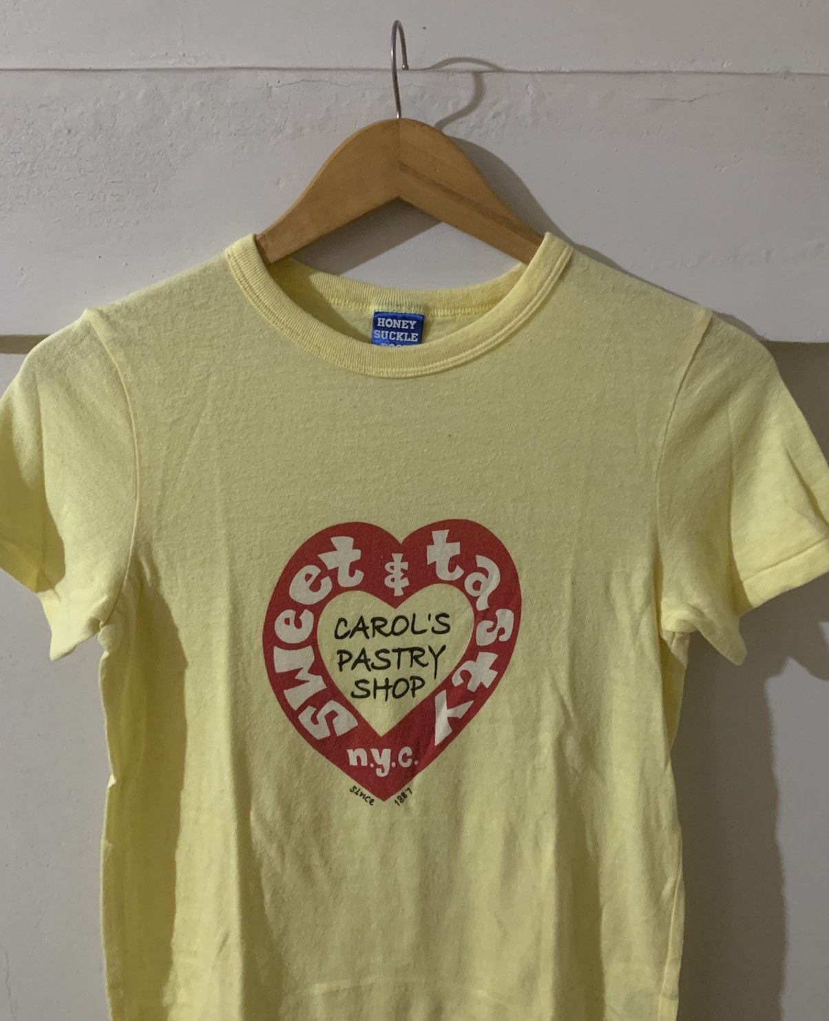 Japanese Brand Vintage 80s Sweet & Tasty Ringer Tee Shirt Size US M / EU 48-50 / 2 - 5 Thumbnail