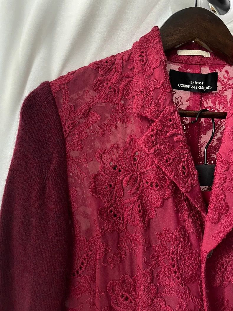 Comme des Garcons Comme Des Garcons Lace Knit Women's Suit Skirt Set Size M / US 6-8 / IT 42-44 - 2 Thumbnail