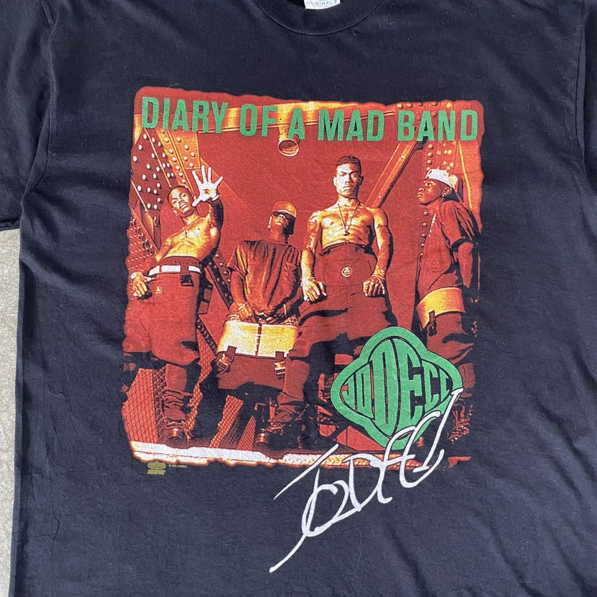 Rap Tees Rare! Vintage 1994 Jodeci “Diary of A Mad Band” Rap Tee Size US XL / EU 56 / 4 - 3 Thumbnail