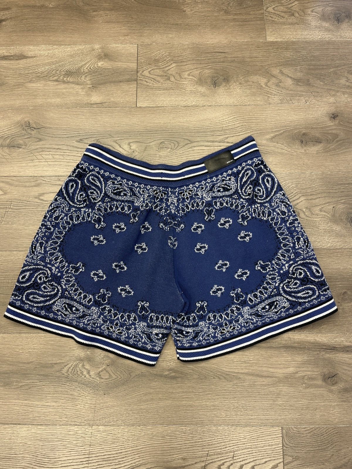Amiri Amiri Bandana Shorts Blue 2XL Size US 38 / EU 54 - 2 Thumbnail