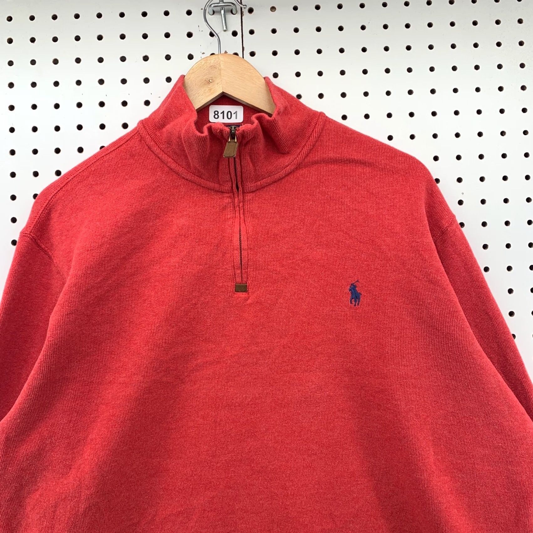 Polo Ralph Lauren Polo Ralph Lauren 1/4 Zip Pullover Sweater Men XL Red Orange Blue Pony Shirt Mens XL Red Polo Ralph Lauren 1/4 Zip Pullover Sweater Size US XL / EU 56 / 4 - 5 Thumbnail