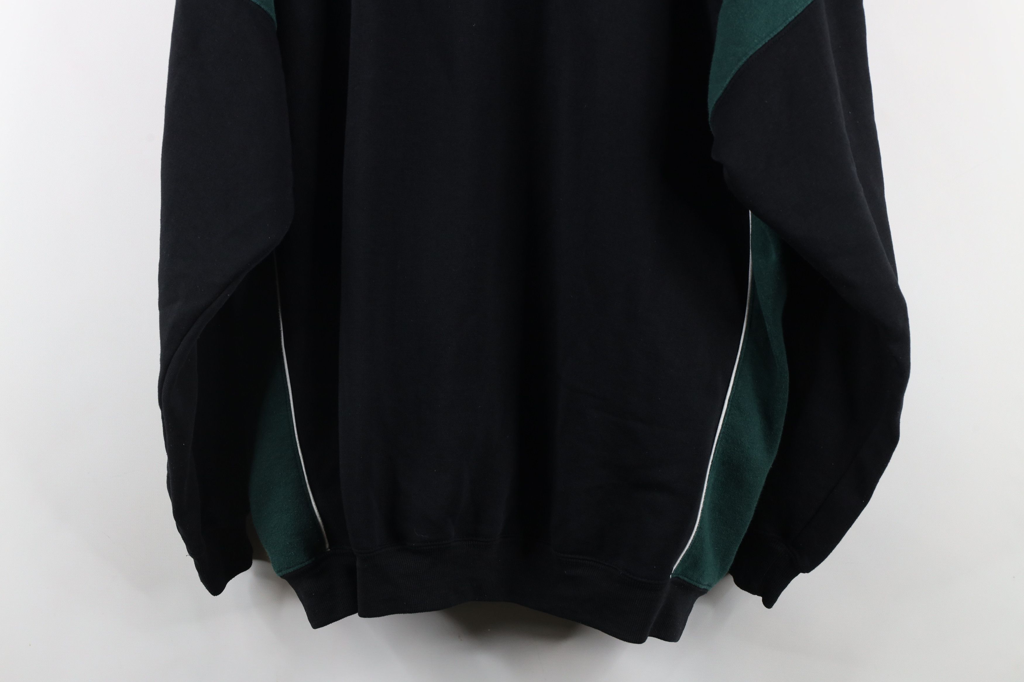 Vintage Vintage 90s Streetwear Block Collared Pullover Sweatshirt Size US XL / EU 56 / 4 - 11 Thumbnail