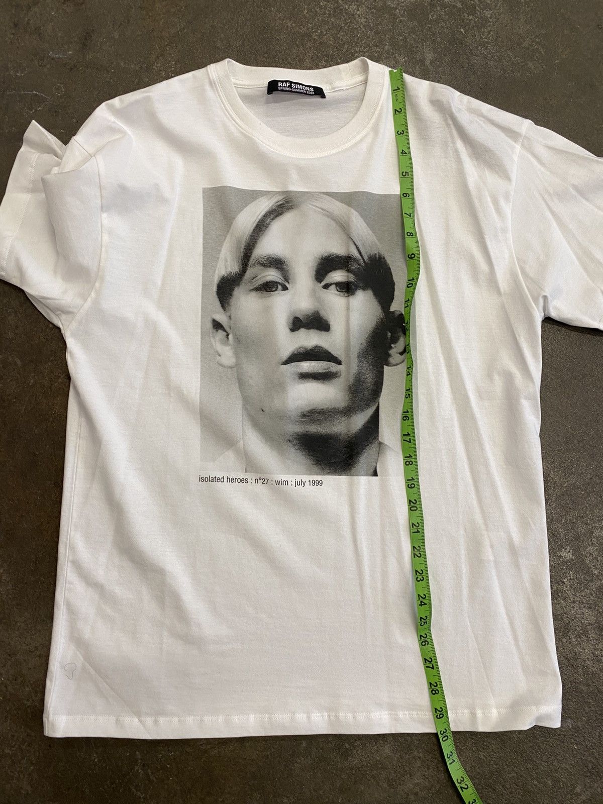 Raf Simons Raf Simons small Isolated Heroes Tee spring summer 2022 Size US S / EU 44-46 / 1 - 6 Thumbnail
