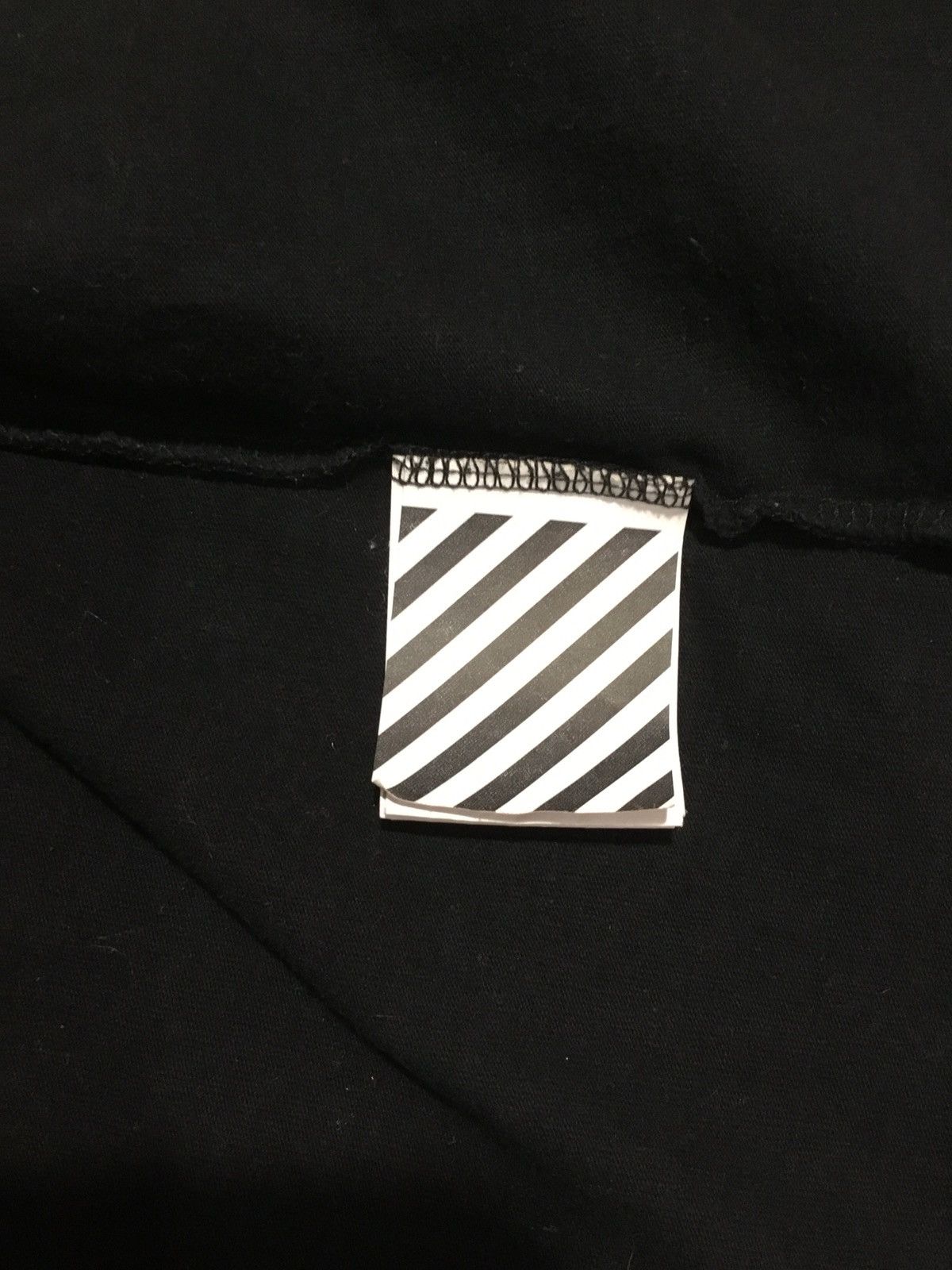 Off-White Off-White c/o Virgil Abloh Main Label T-Shirt Black Size US M / EU 48-50 / 2 - 4 Thumbnail