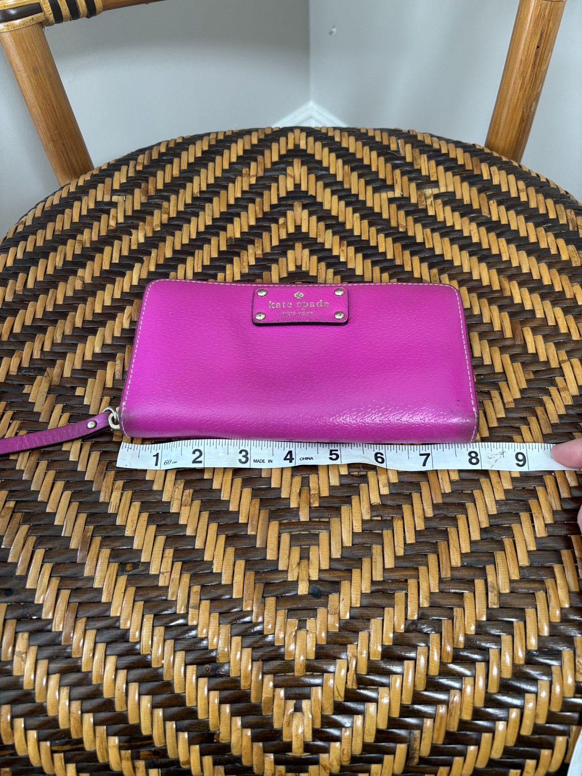 Kate Spade Kate Spade New York Continental Hot Pink Full Zip Wallet Size ONE SIZE - 7 Thumbnail