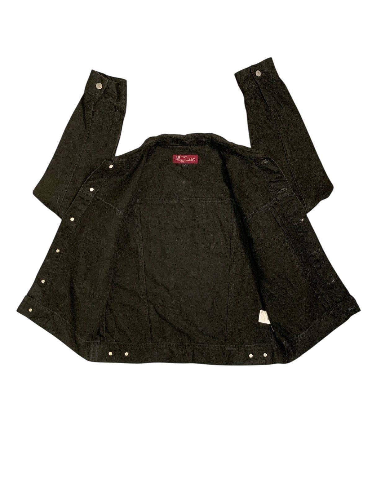 Japanese Brand Rare Design LP. Zone Outfitters Denim Jackets Size M / US 6-8 / IT 42-44 - 3 Thumbnail