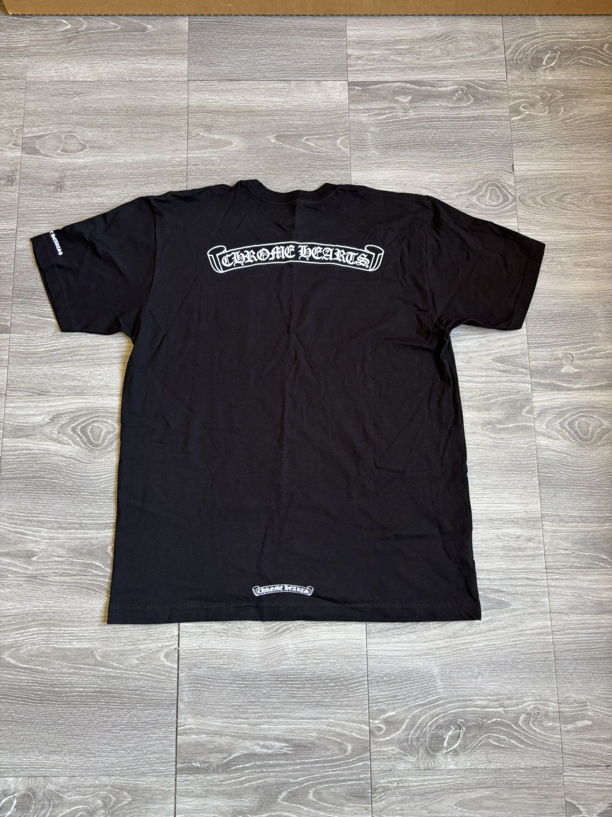 Chrome Hearts Chrome Hearts Black Scroll Tee Size US S / EU 44-46 / 1 - 1 Thumbnail