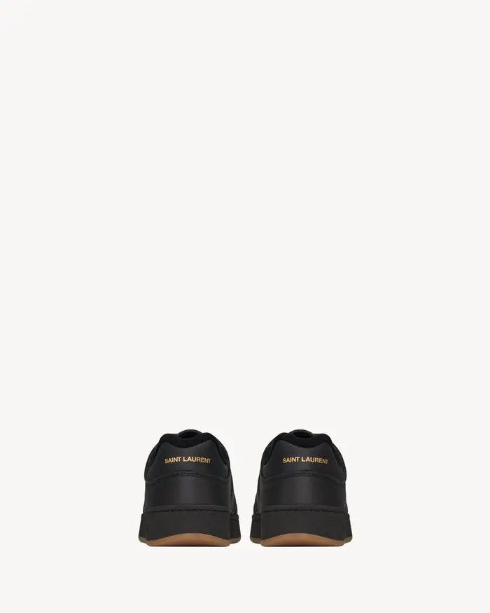 Saint Laurent Paris o1s1wg110126 690789 SL/61 Low Top Sneakers in Noir Size US 7 / EU 40 - 3 Thumbnail