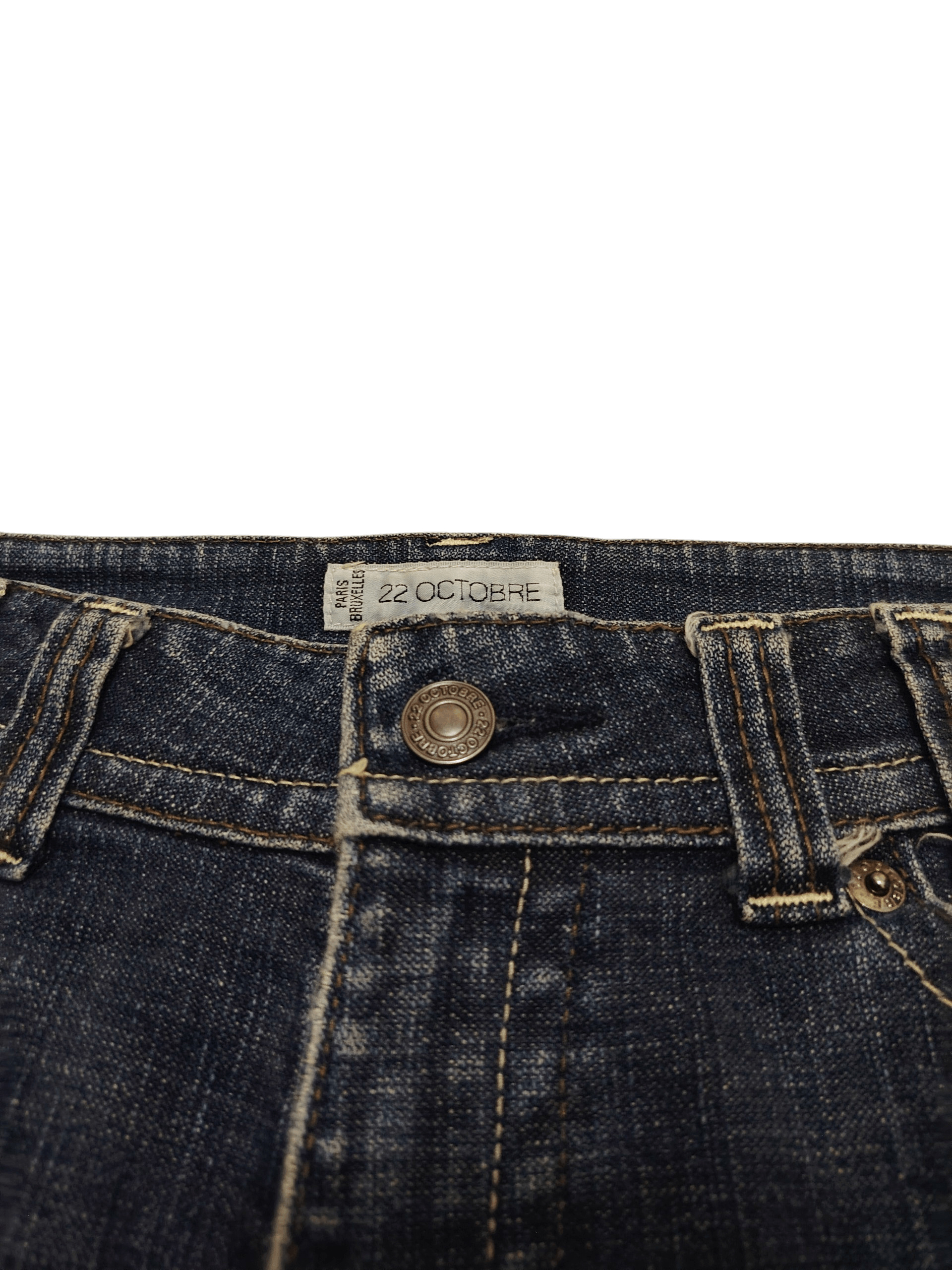 Le Grande Bleu (L.G.B.) Japanese 22 octobre Flared Jeans Bootcut Size 30" / US 8 / IT 44 - 5 Thumbnail