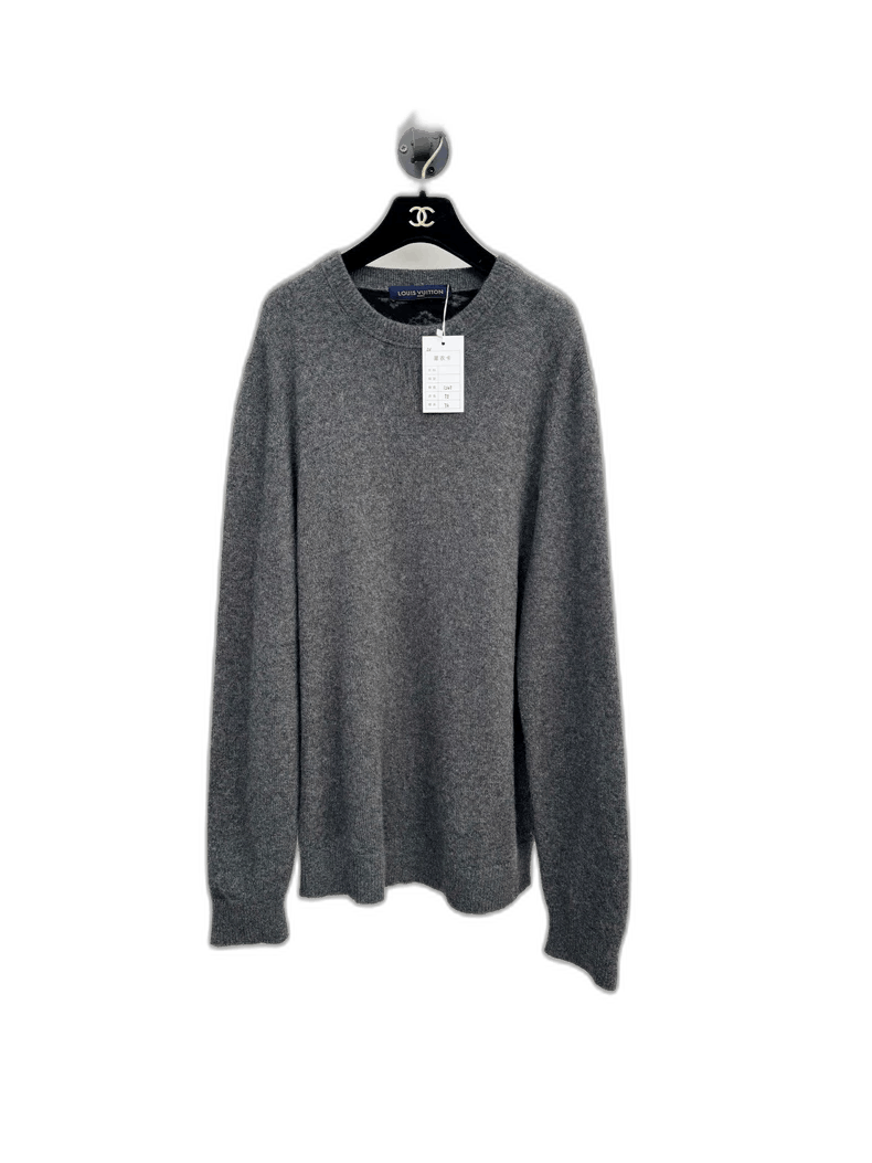 Gray Louis Vuitton Cashmere Sweater -2505