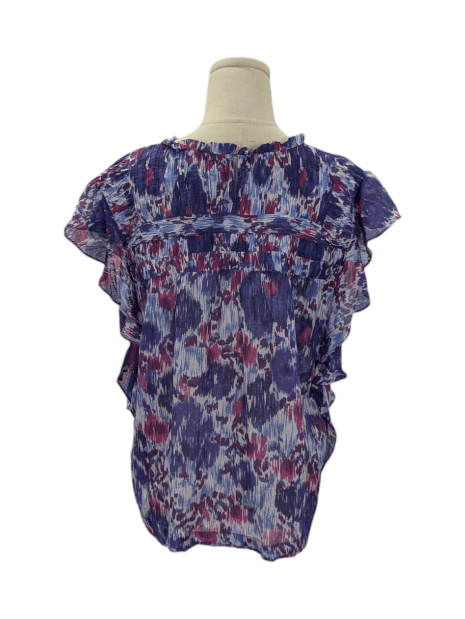 Isabel Marant Etoile Isabel Marant Etoile Blue Tie Dye Blouse Size XS / US 0-2 / IT 36-38 - 2 Thumbnail
