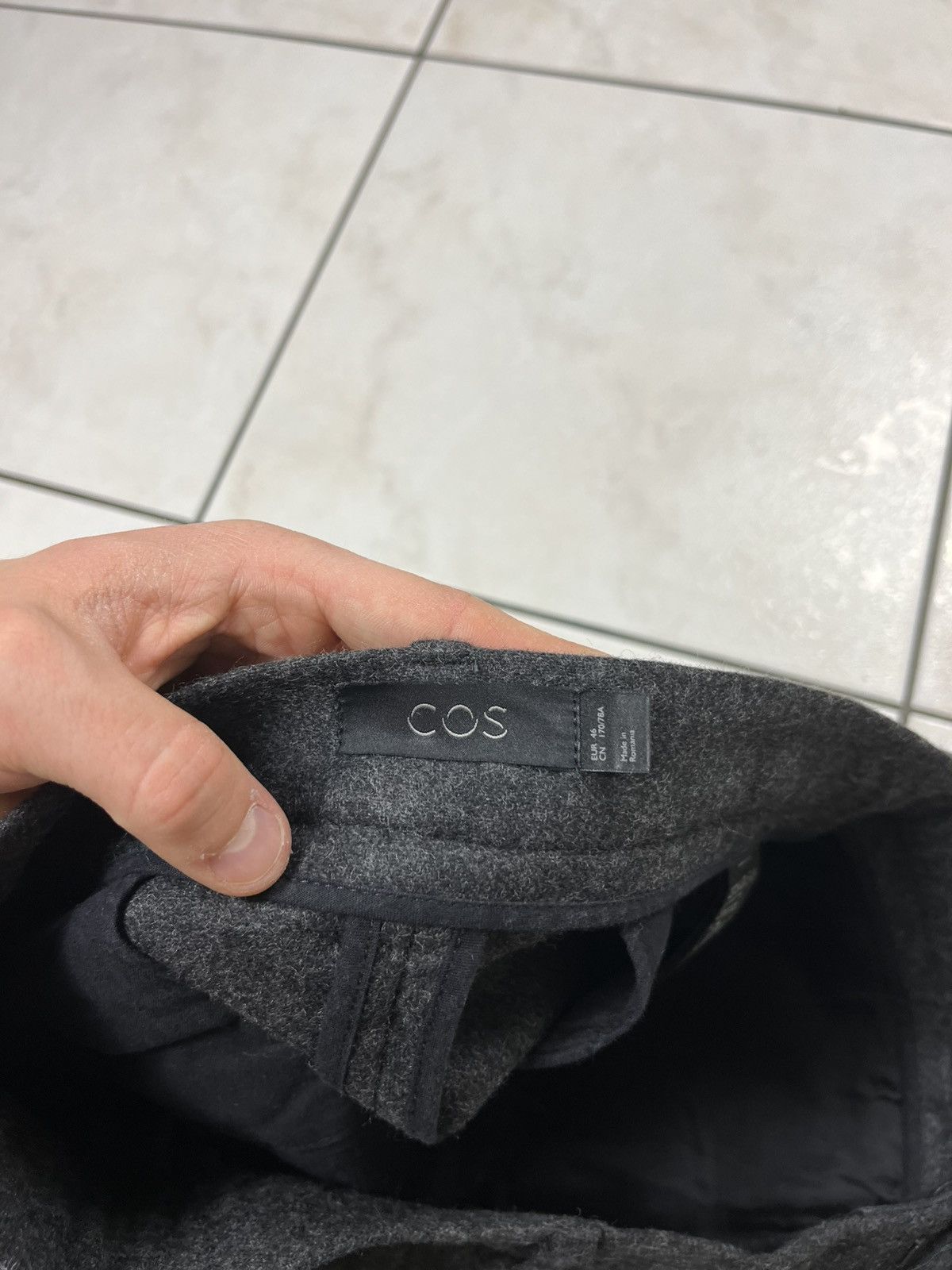Cos × Designer COS wool cashmere heather casual pants trousers classic Size US 30 / EU 46 - 16 Thumbnail