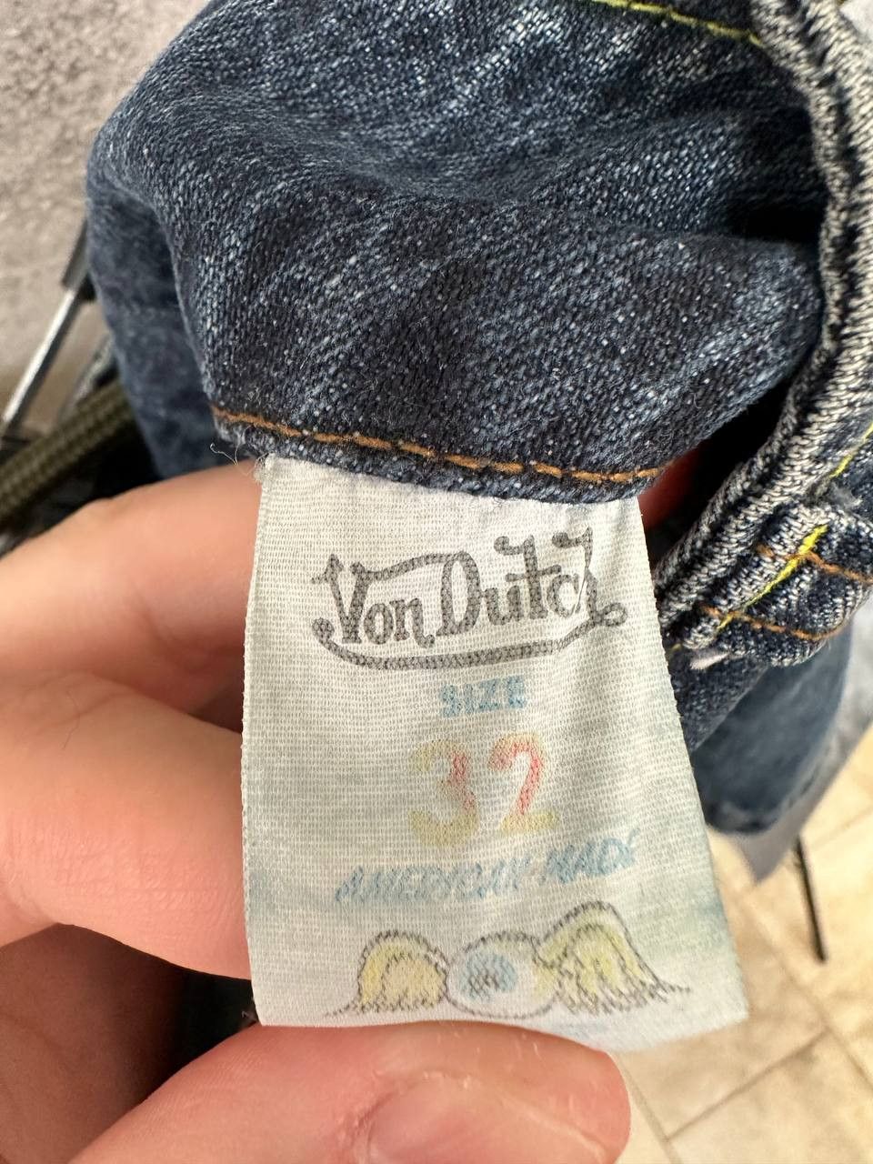 Vintage × Von Dutch Von Dutch Denim Mini Skirt Vintage Made in USA Size 32" / US 10 / IT 46 - 10 Thumbnail
