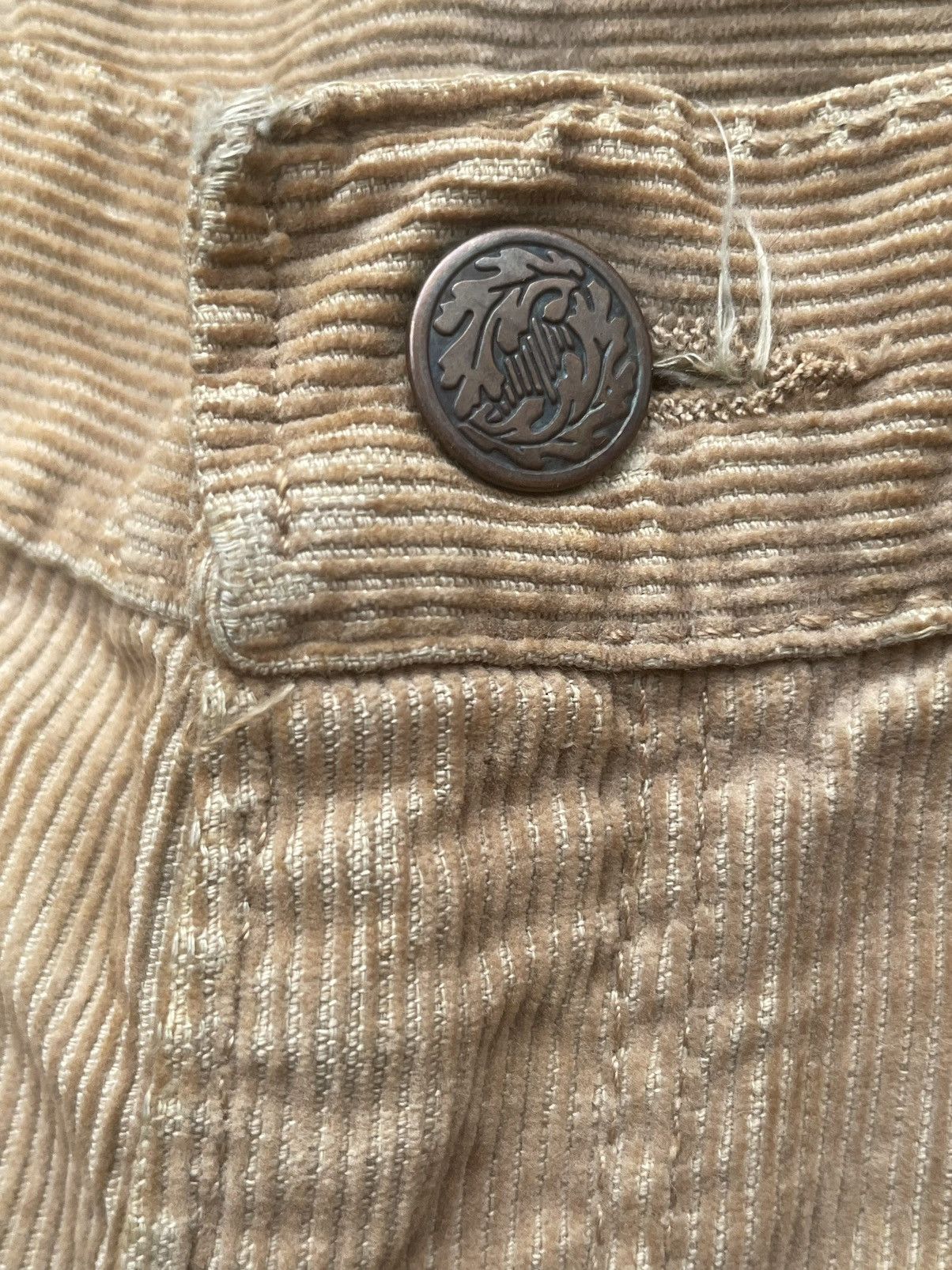 Rustler × Vintage × Wrangler Vintage 70’s Flare Rustler Wrangler Coduroy Size US 29 - 14 Thumbnail