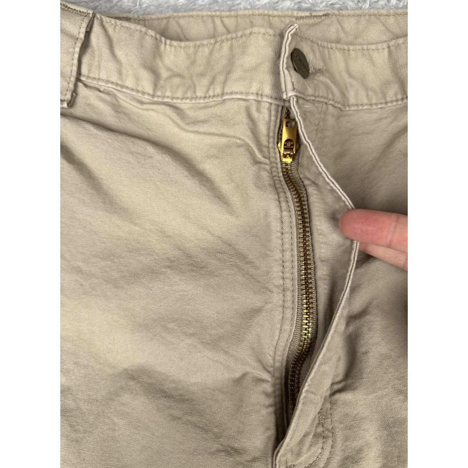 Carhartt Carhartt Pants Mens 40x32 Tan B151 Dungaree Fit Canvas Work Utility Hammer Loop Size US 40 / EU 56 - 5 Thumbnail