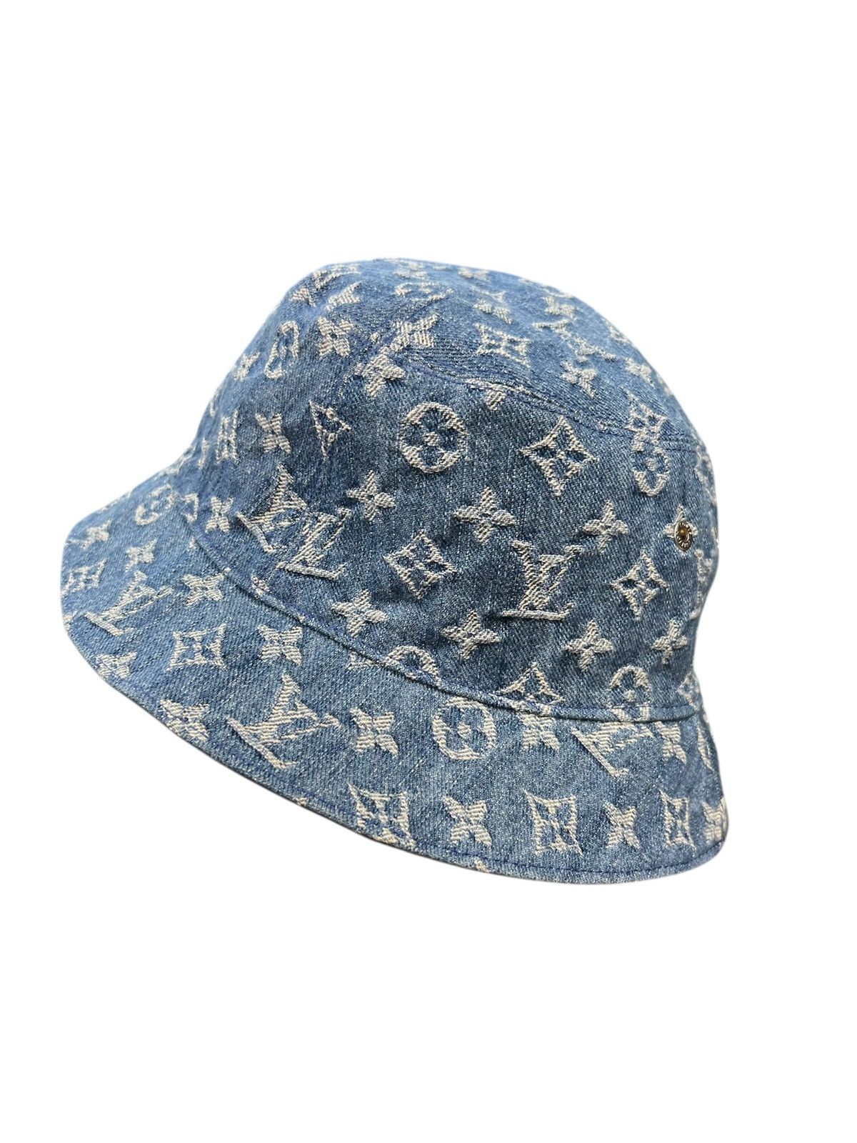 Louis vuitton reversible monogram hucket hat pre owned