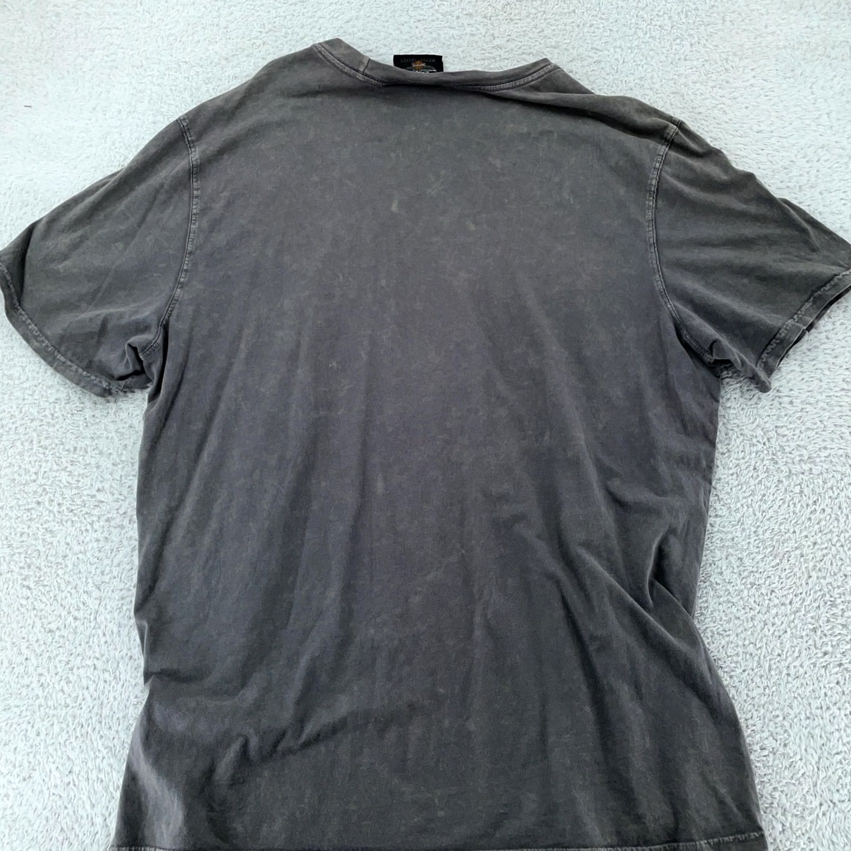Harley Davidson Harley-Davidson T-Shirt Harley-Davidson Winged Eagle Gray XL Biker Crew Neck Short Sleeve Graphic Print Mens Shirt 90s Outdoor Vintage No Size US XL / EU 56 / 4 - 4 Thumbnail