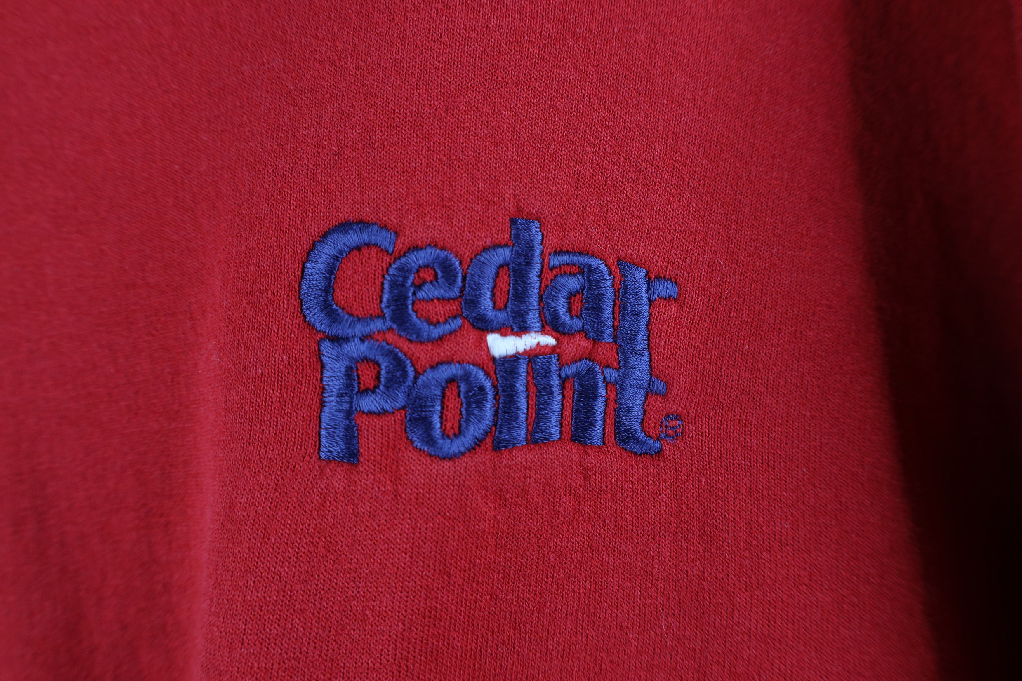 Vintage Vintage 90s Y2K Spell Cedar Point Amusement Park Sweatshirt Size US M / EU 48-50 / 2 - 4 Thumbnail