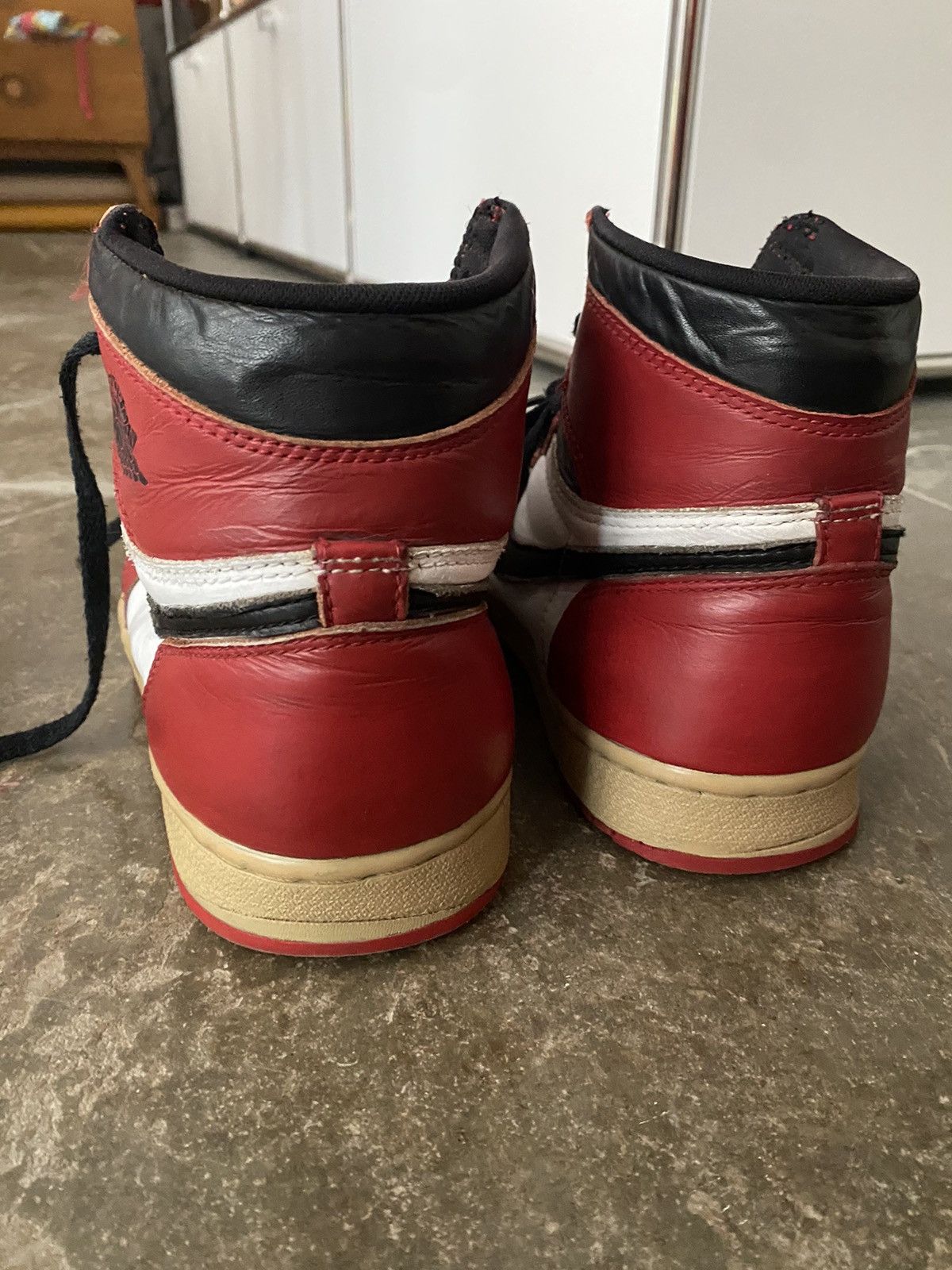 Nike × Vintage Vintage 1994 Nike Air Jordan 1 Chicago Retro High OG Size US 10 / EU 43 - 8 Thumbnail