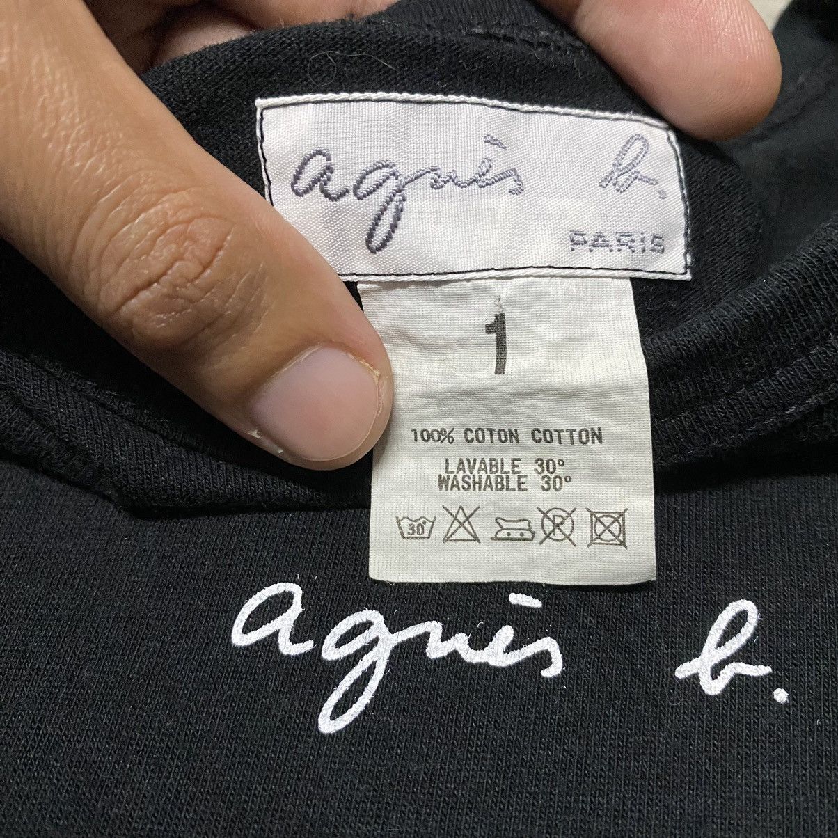 Designer × agnes b. Agnes B. Center Spellout Longsleeve T Shirt Size ONE SIZE - 3 Thumbnail