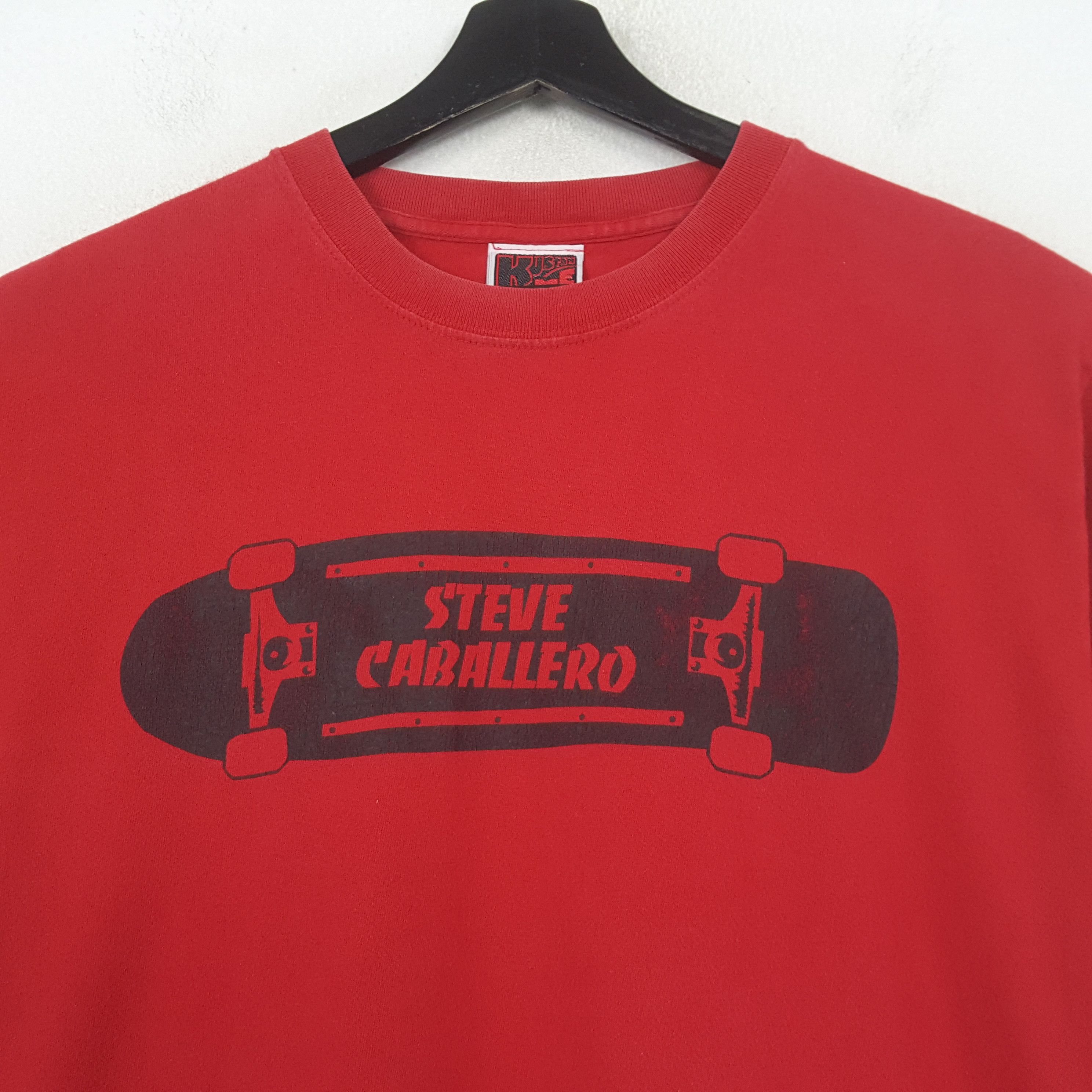 Vintage Steve Caballero Skateboard Style Tshirt RR1 Size US L / EU 52-54 / 3 - 2 Thumbnail
