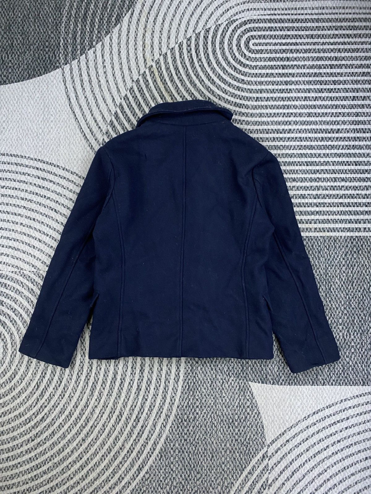 Porter Vintage QATP Porter Company Navy Wool Blend Peacoat Jacket Size US M / EU 48-50 / 2 - 2 Thumbnail