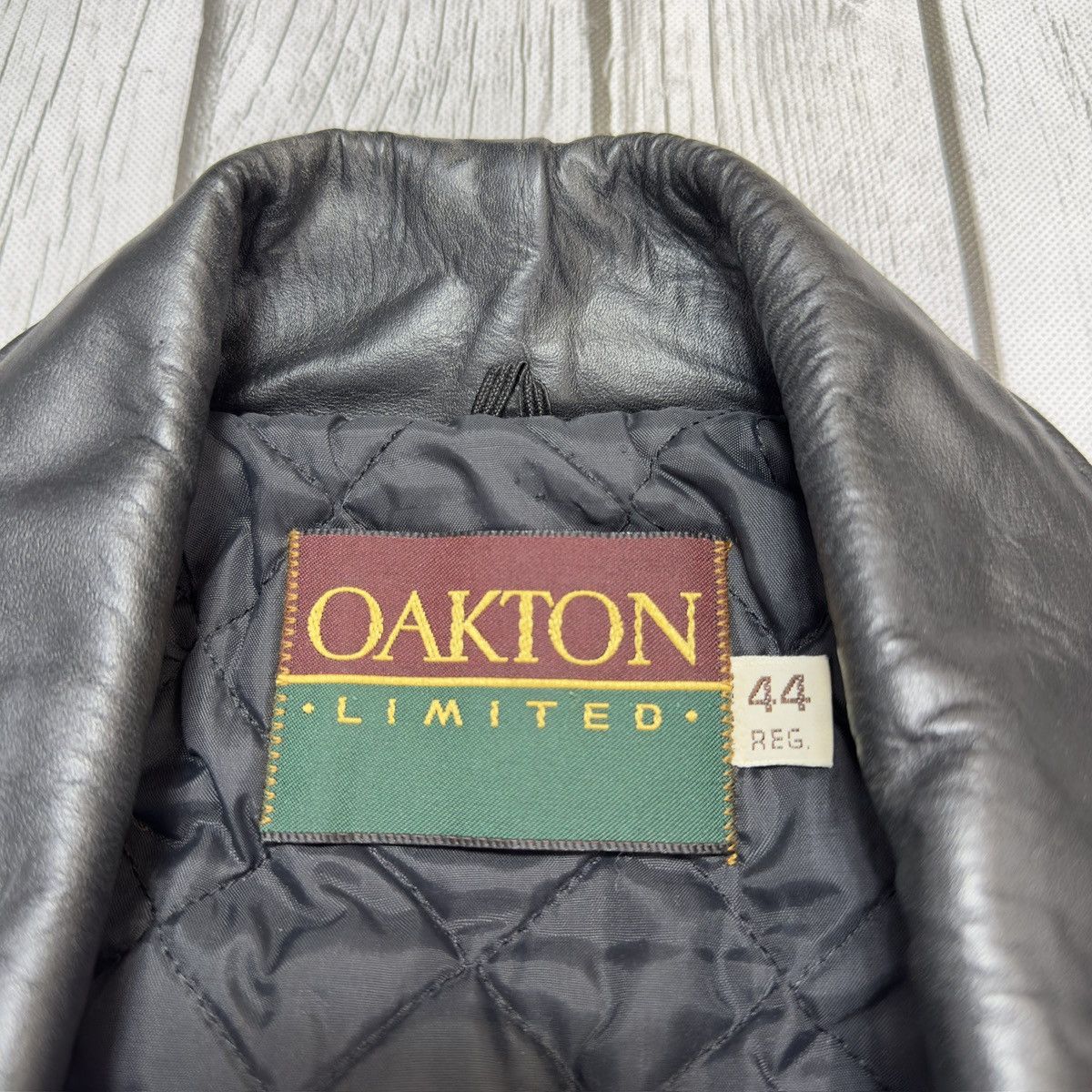 Oakton Limited × Vintage Vintage Oakton Limited leather jacket Size US L / EU 52-54 / 3 - 4 Thumbnail